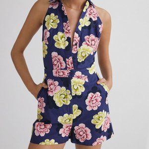 Retro Collared Romper